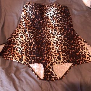 Strapless swim dress